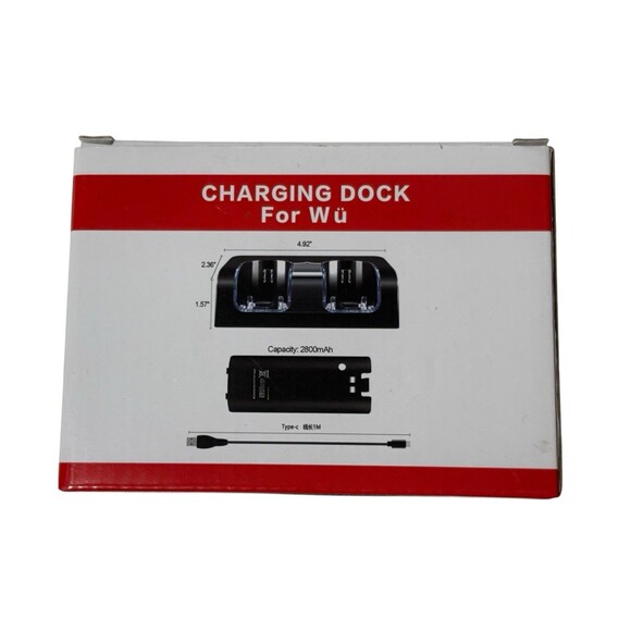 Nintendo Wii Black Remote Charging Dock Station NOB - Picture 3 of 6